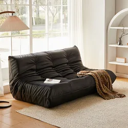 2-sofa cover, sofa jackets, light luxury leather sofas, small apartment living room lying in the lazy tatami of Nordic internet