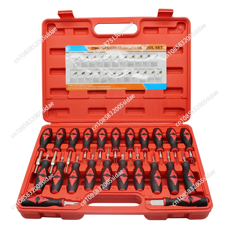 23pcs Car Universal Terminal Release Removal Tools Set Automotive Wiring Connector Crimp Pin Extractor For BMW Ford VW