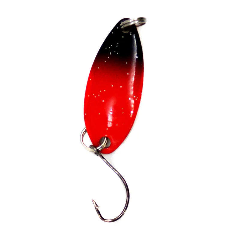 Fishing Lure Spoons 3g Colorful Single Hook Metal Jigs Sequins Artificial Lures Hard Bait Lot 12 Pieces SALE image 5