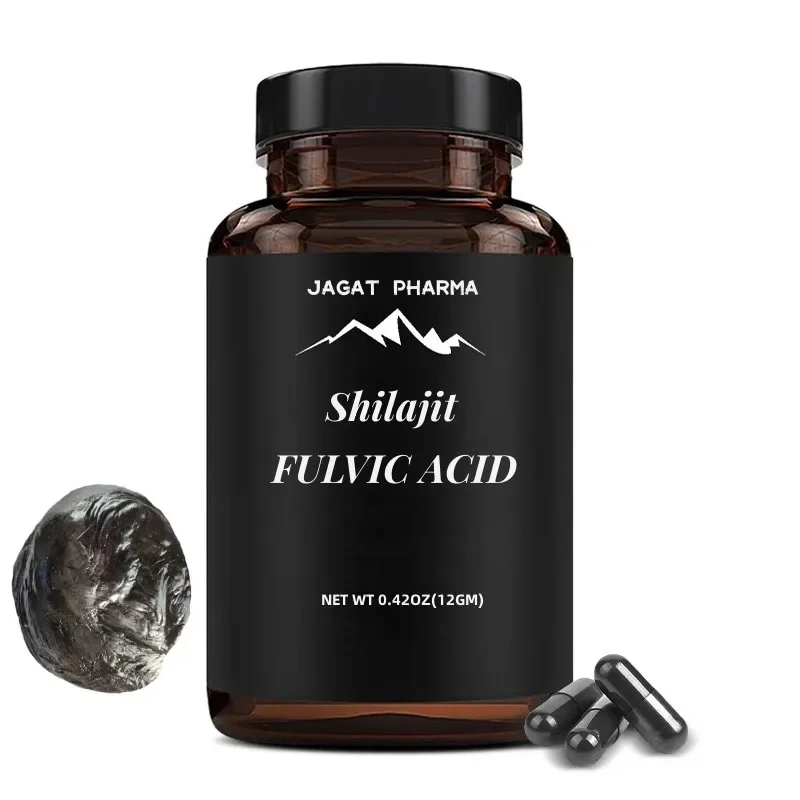 

Himalayan Pure Shilajit 120 Caps Naturally Occurring Fulvic Acid