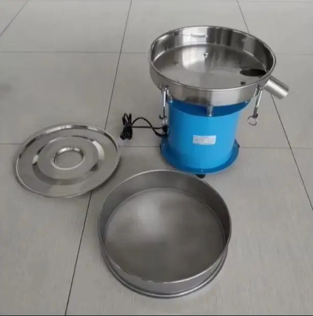 Small Vibrating Screen Electric Food Sieve Machine 110V/220V Shock Sieve Electrostatic Powder Screening Machine
