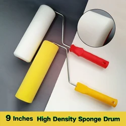 9inch Foam Paint Roller Brush Kit Sponge Roller For Wall Decoration High-Density Polyester 230x70mm Rolls PaintingTool