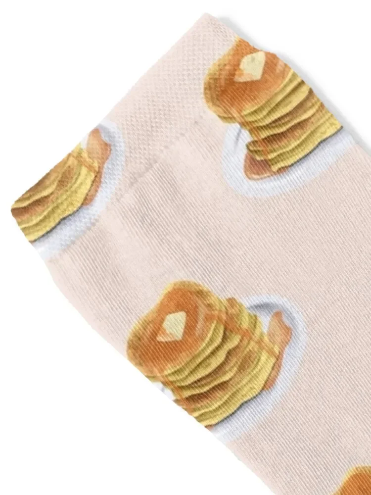 Pancakes Breakfast Illustration Socks Antiskid soccer luxury Woman Socks Men's