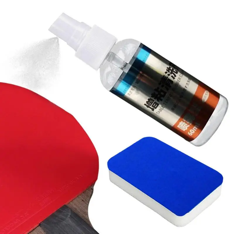 

60ml Professional Cleaning Agent Rubber Cleaner For Table Tennis Pingpong Tackifier Rubber Racket Bats Provent Aging