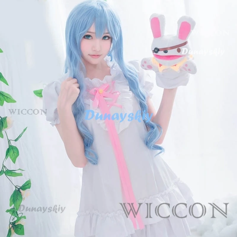 Date Live Yoshino Cosplay Costume W Green Hooded Women Girls Coat Halloween Costumes Socks DATE A LIVE Yoshino Cosplay Wig Shoes