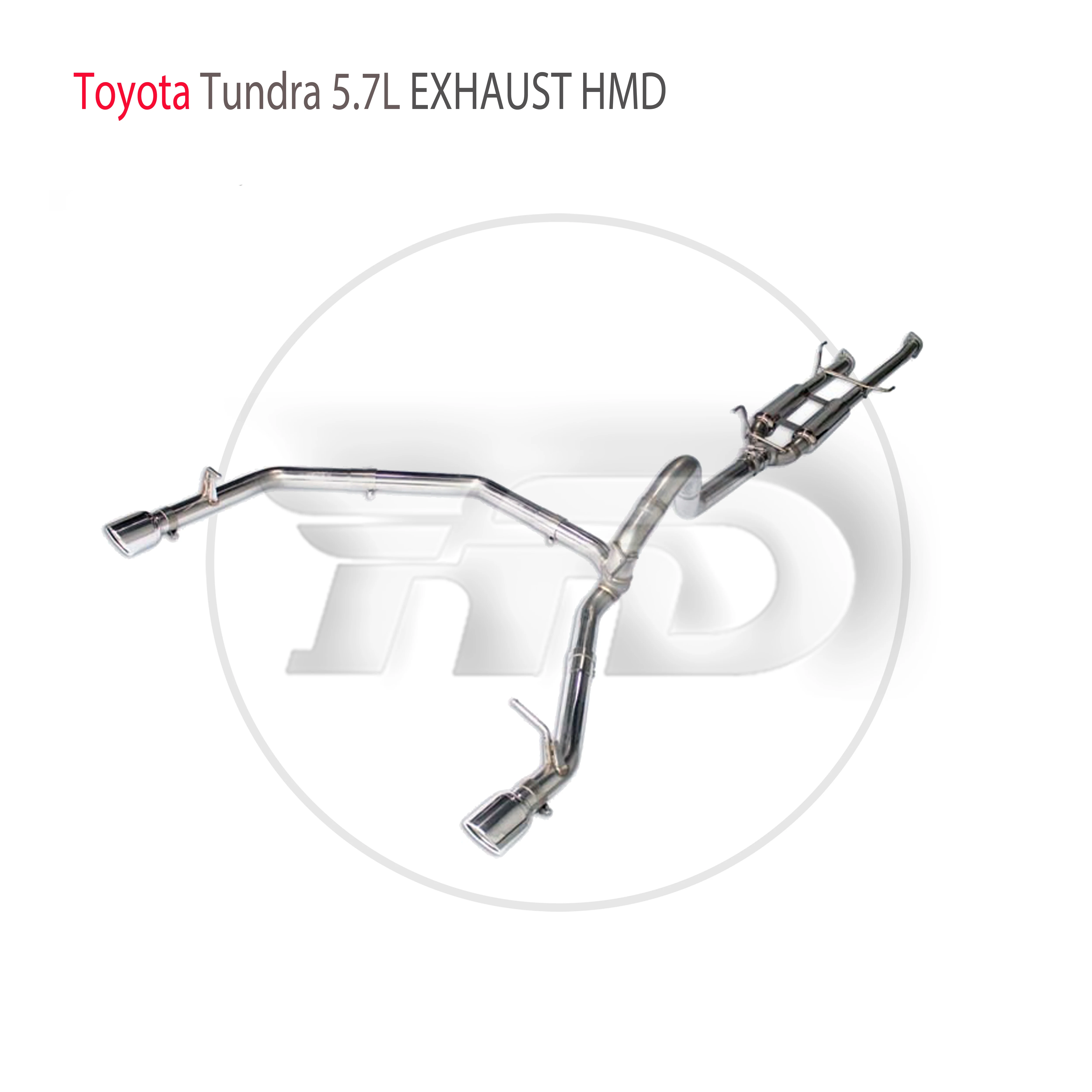 HMD Exhaust System Catback for Toyota Tundra 5.7L Modification Performance Electronic Valve Stainless Steel