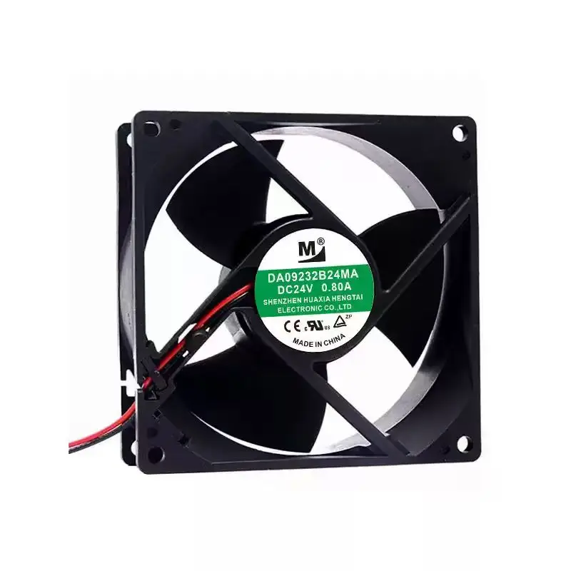 Original For DA09232B24MA DC 24V 0.80A 9232 92mm 9cm Dual Ball Bearing Industrial Control Cabinet Inverter Axial Cooling Fan