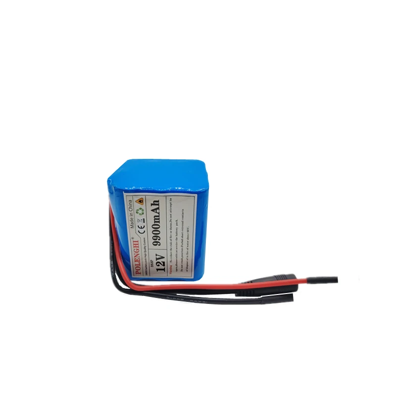 Polen ghi 9900 hohe Kapazität 3 s3p 12v 16000-mah Lithium-Ionen-Akku mit eingebautem BMS