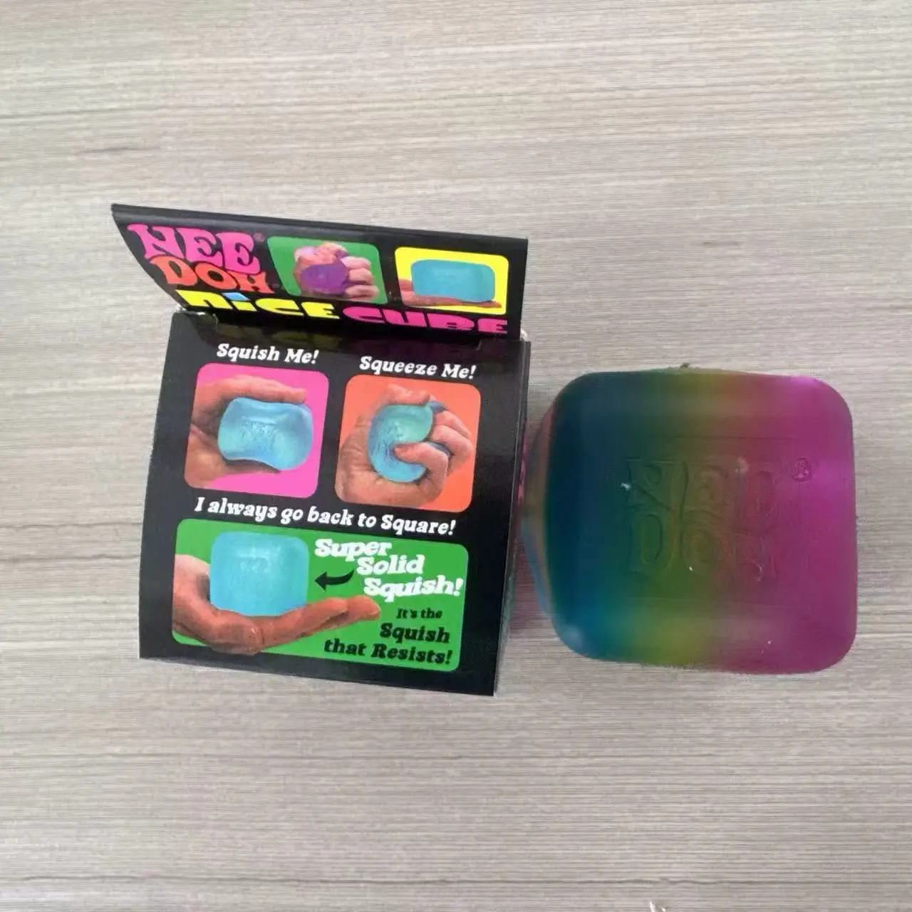 Nuevo juguete sensorial Needoh Nice Ice con forma de bebé, súper sólido, antiestrés, para aliviar la ansiedad y la relajación en adultos.