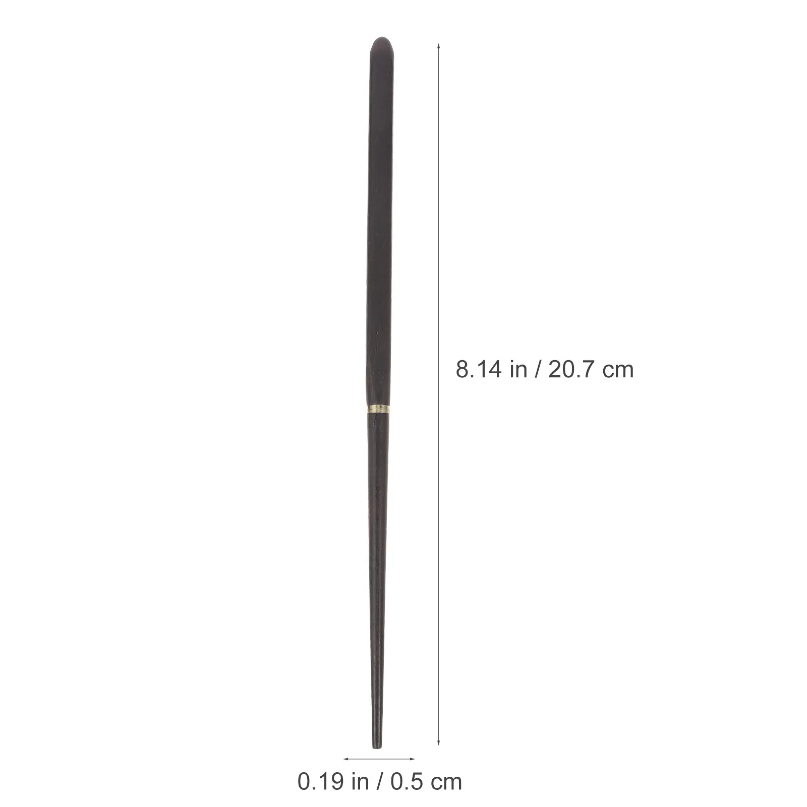 Portable Ebony Foldable Chopsticks Set Natural Antibacterial Smooth Polished Wooden Travel Chopsticks with Deluxe Aluminum Case view 6