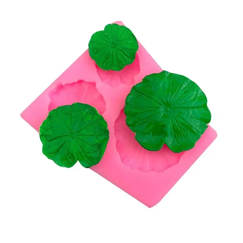 Lotus Leaf Silicone Mold Fudge Chocolate Cake Decoration Tool Kitchen Cooking Products Biscuit Clay Mold