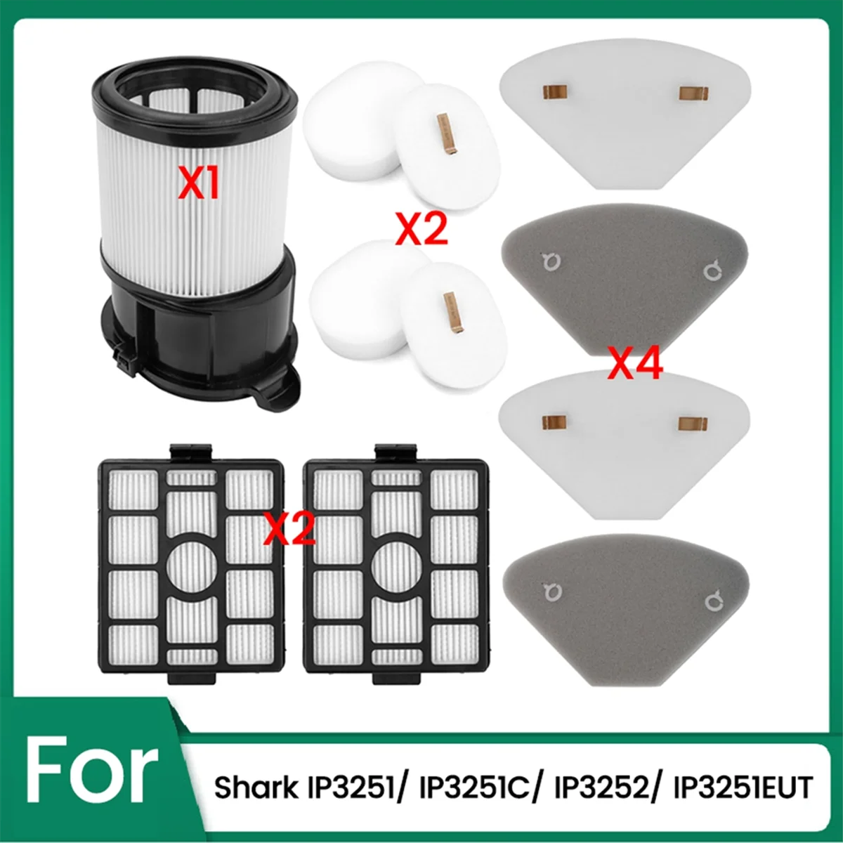 The New Replacement Part for IP3251/IP3251C/IP3252/IP3251EUT Vacuum Cleaner Filter and Filter Cotton Base Station Filter
