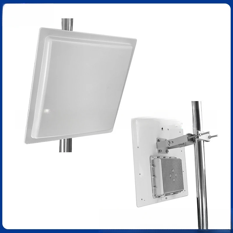 قارئ التردد لمسافات طويلة، قراءة العلامات الإلكترونية بتردد rfid 12dBi الكل في واحد