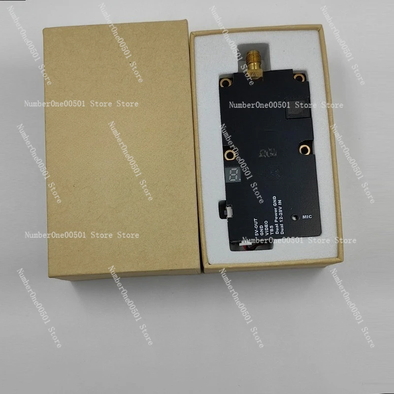 10W 80CH VTX Wireless Image Transmission Video Transmitter 5.8G Suitable for Crossing Machine