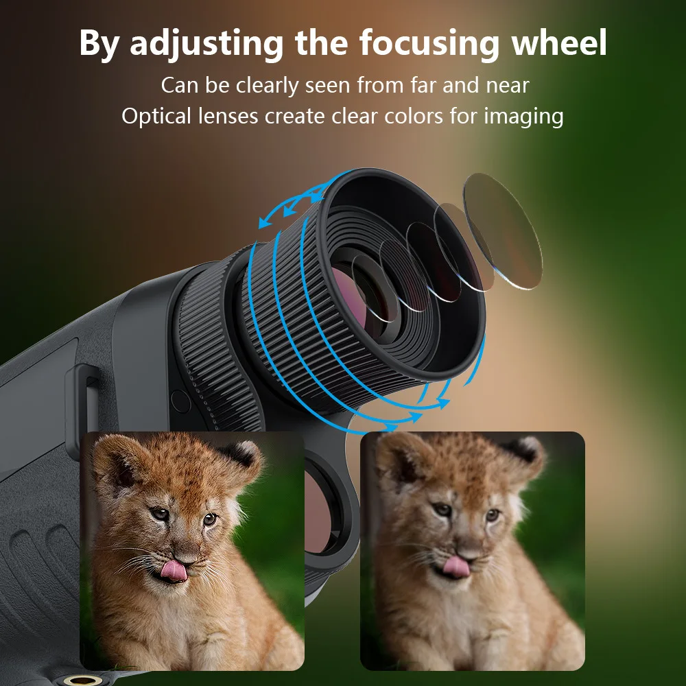 Portable Outdoor Hunting Digital Telescope for Video Recording, High-Definition Photography, and Bird Watching❄️