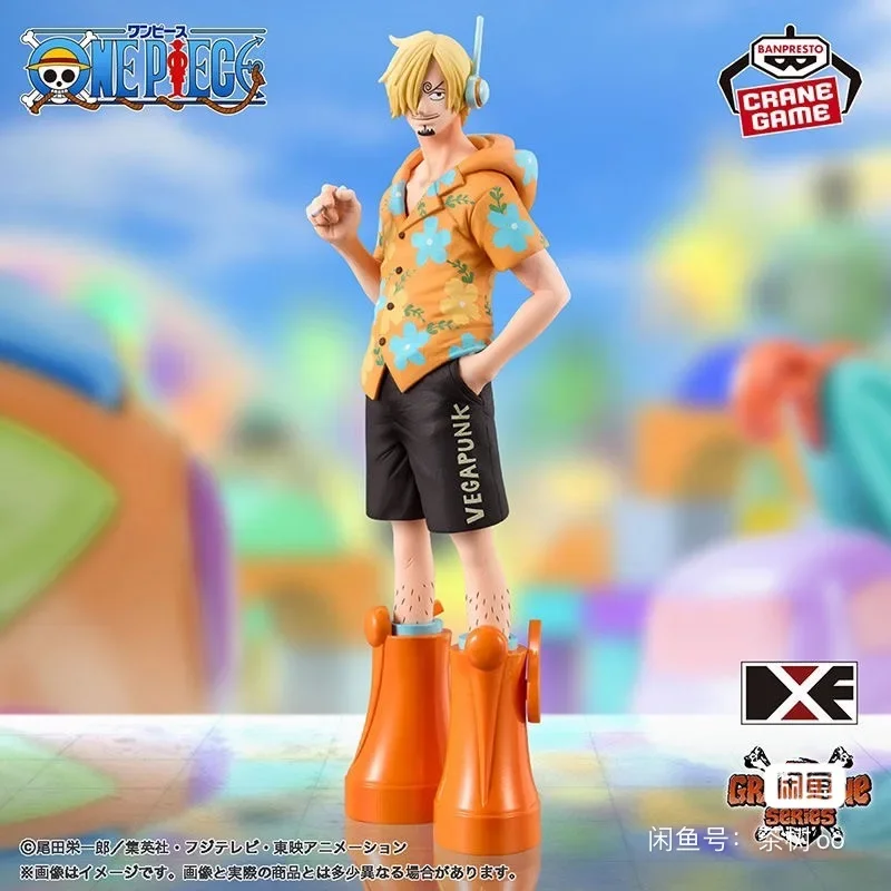 Bandai Banpresto Originele Anime Een Stuk DXF DE GRANDLINE SERIE EGGHEAD Sanji PVC Model Collectie Speelgoed Anime Actiefiguren