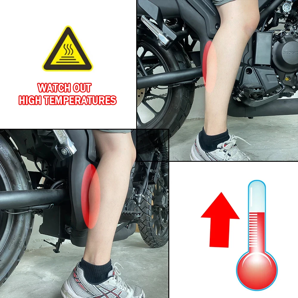 NEW Motorcycle Rear Shock Dust Cover Thermal insulation Panels Anti-scalding cover  FOR HONDA CL250 CL500 CL300 2023 2024