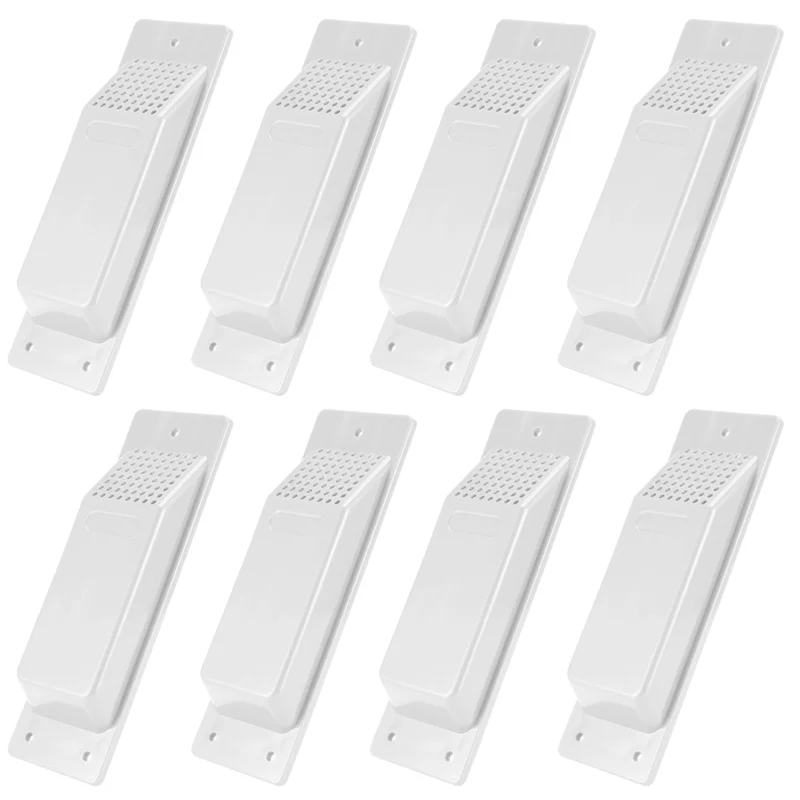 ABUL-16PCS Shipping Container Air Vent Kit Heavy Duty Shipping Container Accessories Flow Ventilation Kit White