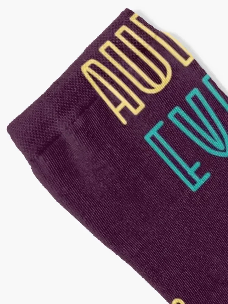 Best Aunt Ever Neonlight Socks sport gift Stockings anime Socks Ladies Men's