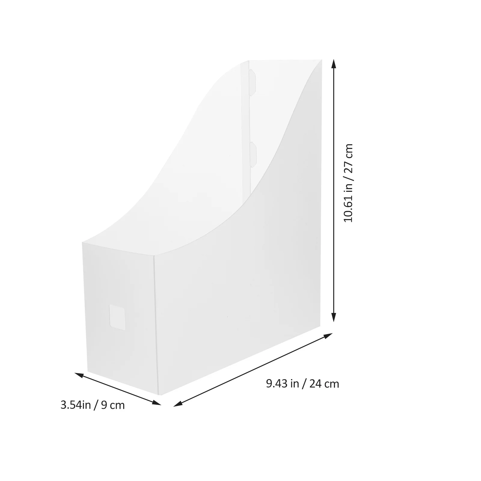 2pcs Magazine Desktop Document Storage Racks Pp File Folder Box Creative Desktop Organizer Magazine Rack For Mail Catalogs