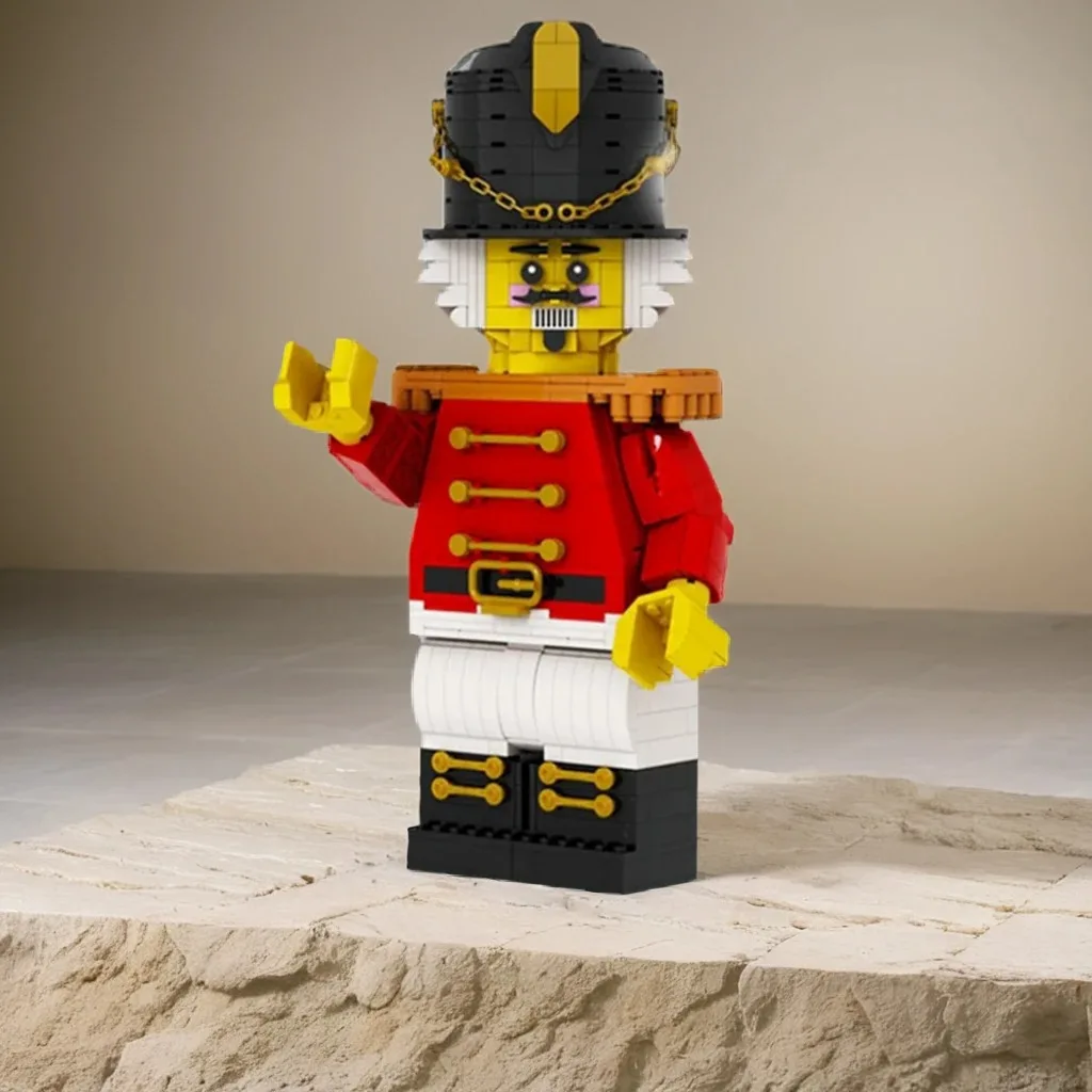

NEW 792PCS MOC Creative Model Upscaled Minifigure Nutcracker Custom Puzzle DIY Ideas Assembly Display Gift Collectible Building
