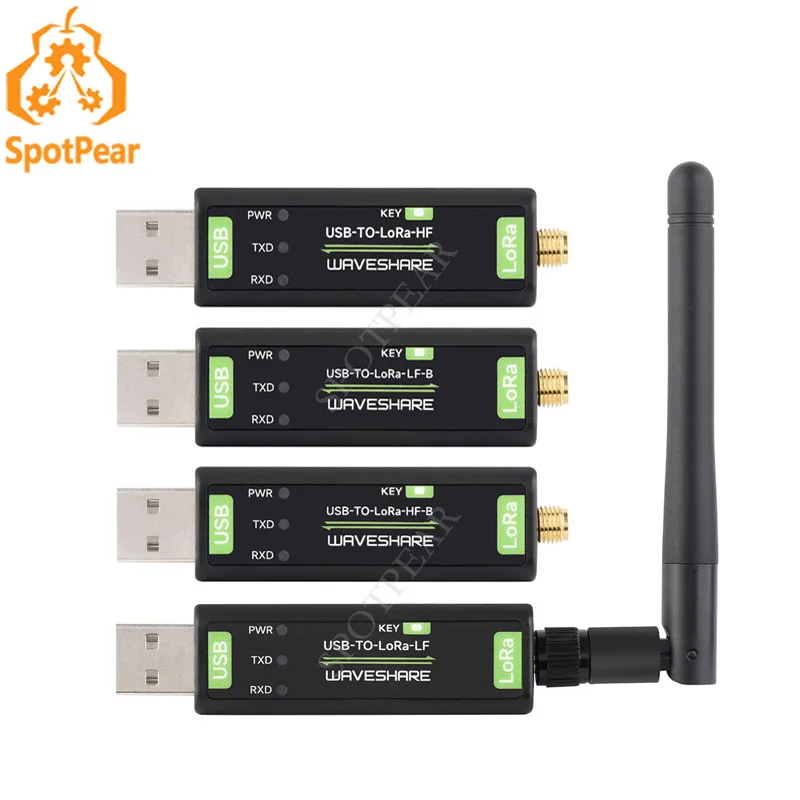 Moduł transferu danych USB na LoRa oparty na SX1262 Odpowiedni do akwizycji danych w przemyśle i rolnictwie