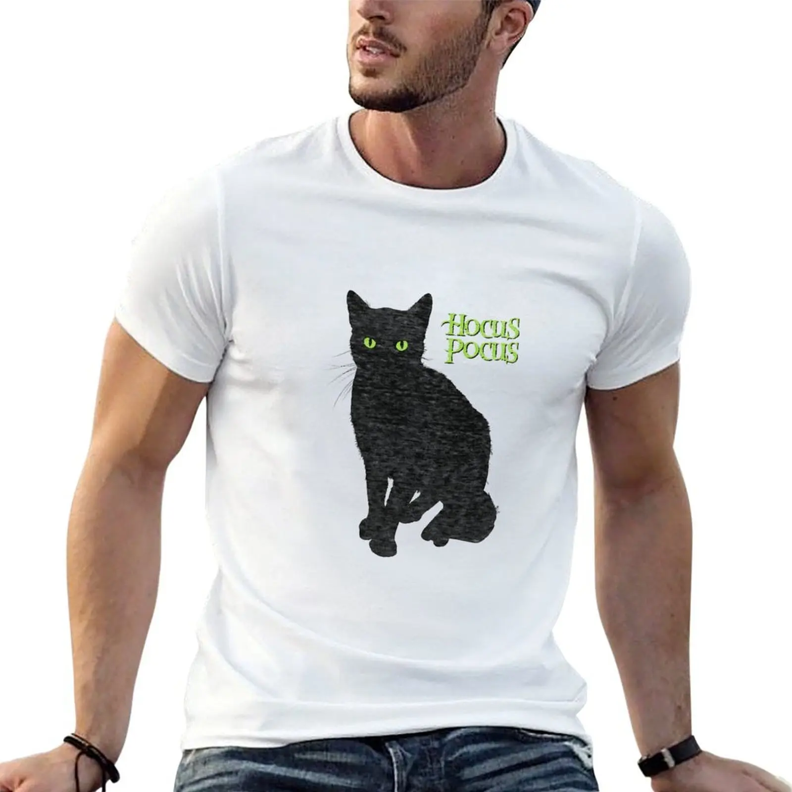 

Thakery Binx Halloween T-Shirt man t shirt cotton high quality anime tshirt printed t shirts for man T-shirt