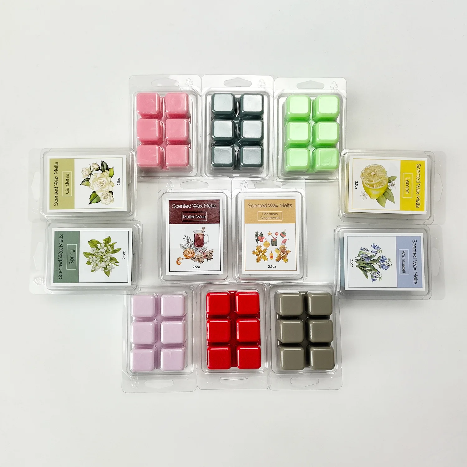 

Six Gongge Aromatherapy Wax Block Plant Essential Oil Soybean Wax Room Wardrobe Shoe Cabinet Aromatherapy Candle Holiday Gift