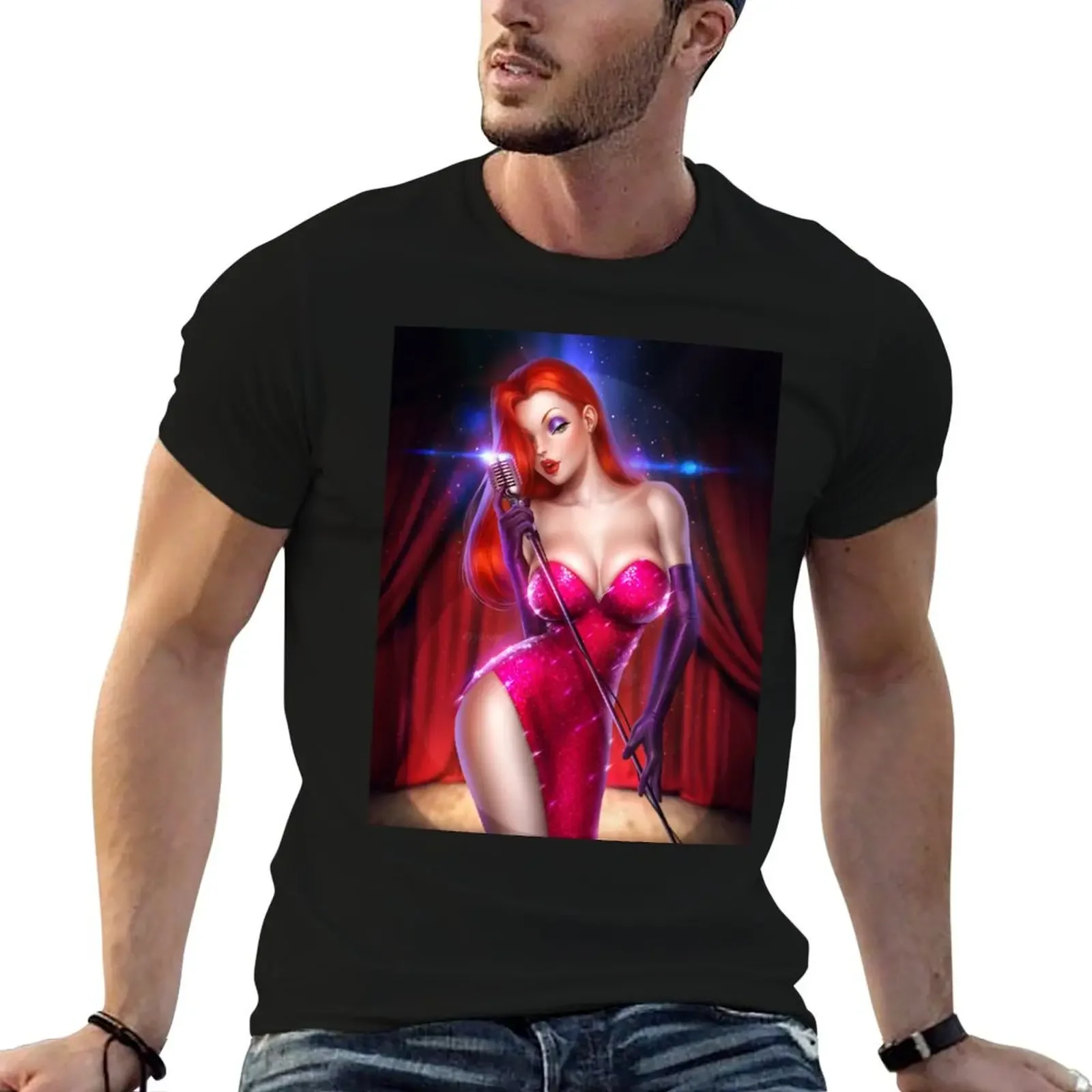 

Jessica rabbit T-Shirt boys whites funny gifts anime figures luxury clothes men