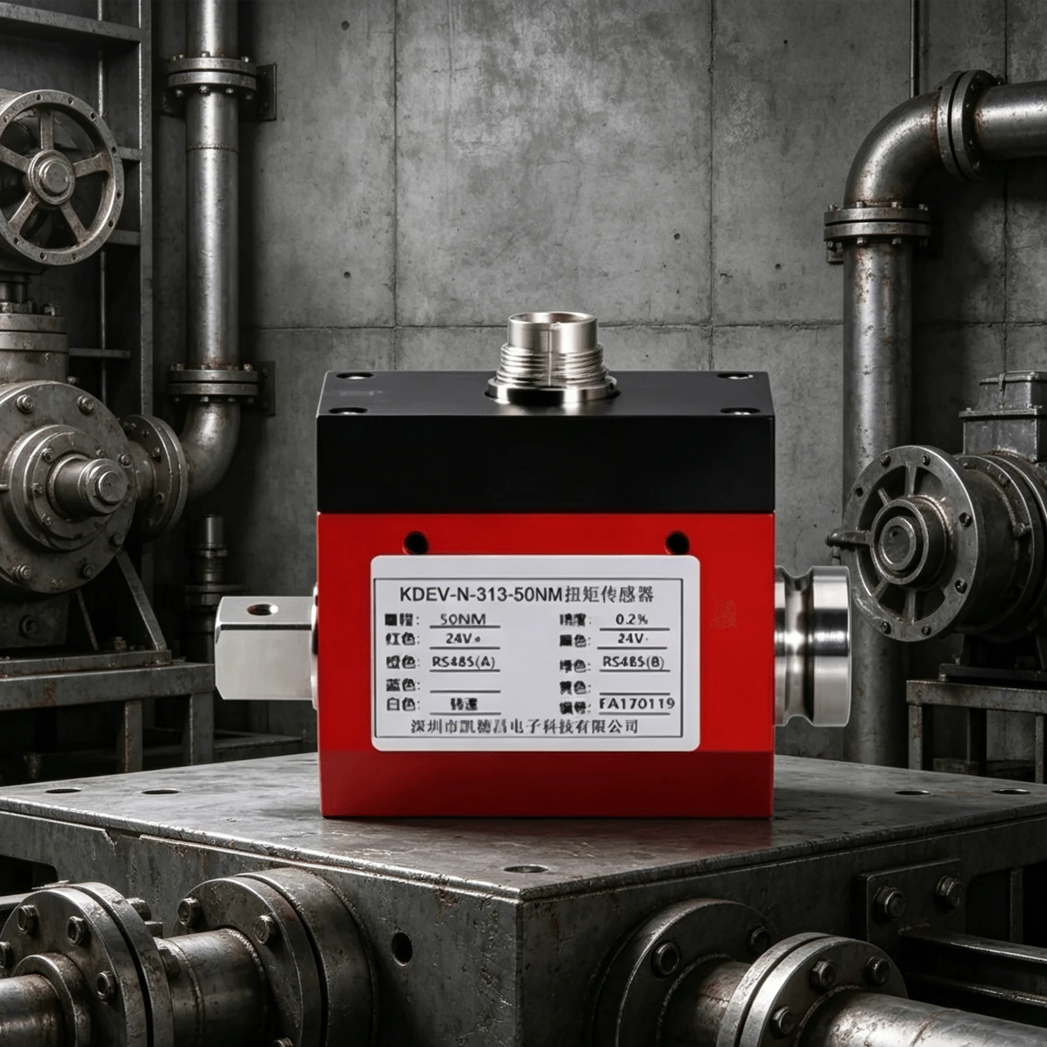 High Precision 0.5% Dynamic Torque/Speed Test Rotary Torque Sensor Amplifier Force Sensor 24V Force Sensor KDEV-N-313