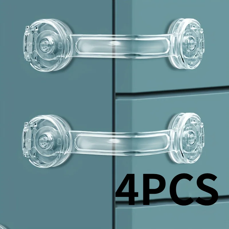 4pcs Drawer Safety Belt Lock,Multi-Purpose Buckle for Cabinet Drawers,Toilet,and Refrigerator Drawer Security Locks,cabinet lock