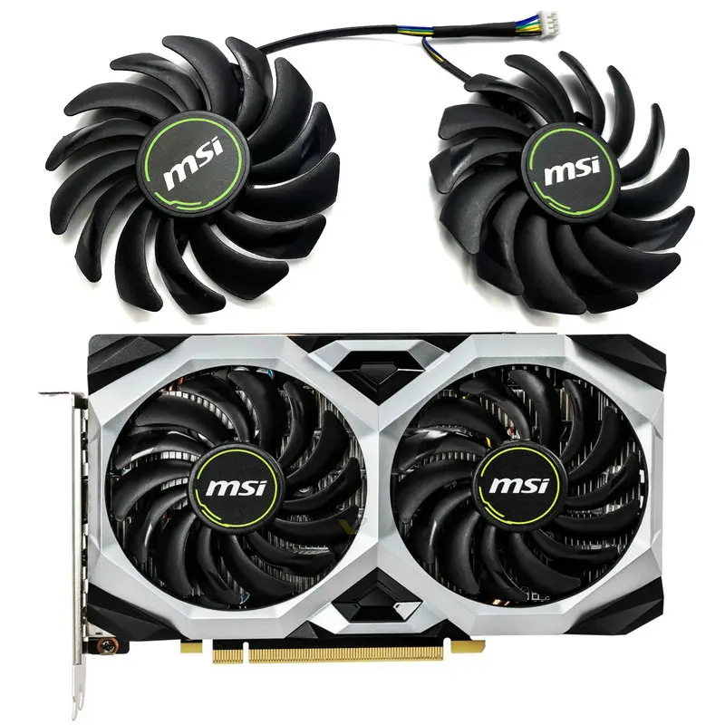 

Новый охлаждающий вентилятор для видеокарты MSI GTX1660 GTX1660S GTX1660ti PLD09210S12HH