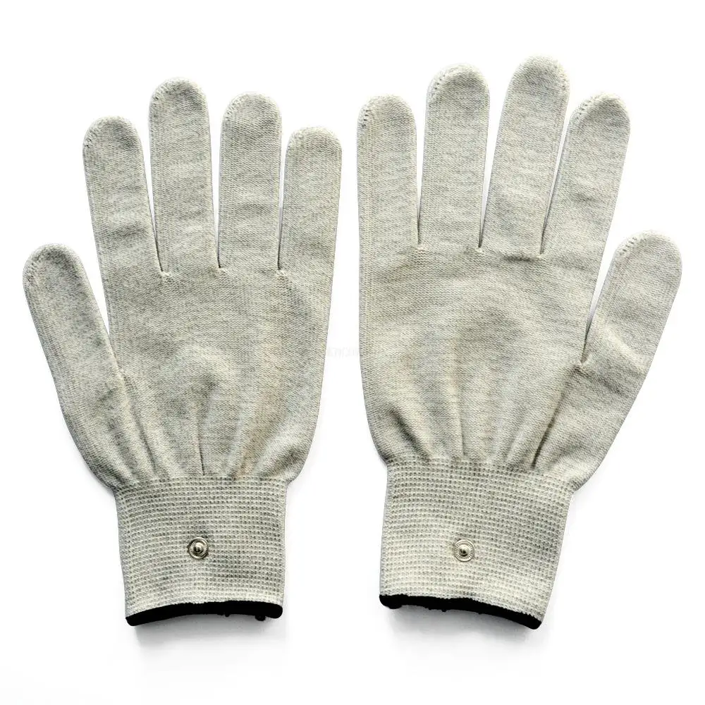 Haut-Gesichtslift und Power-Therapie-Instrument, Schönheitshandschuhe mit Verlängerungskabel, EMS-Massagehandschuhe, tragbare Heimhandschuhe, 2 Stück