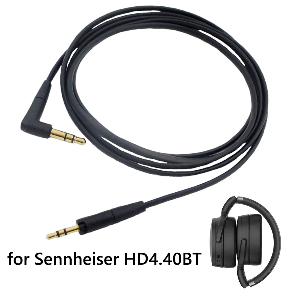 استبدال كابل الصوت 3.5 مللي متر إلى 2.5 مللي متر سلك سلك سماعة الرأس لسماعات Sennheiser HD400S HD350BT HD4.30 HD4.40BT اللاسلكية