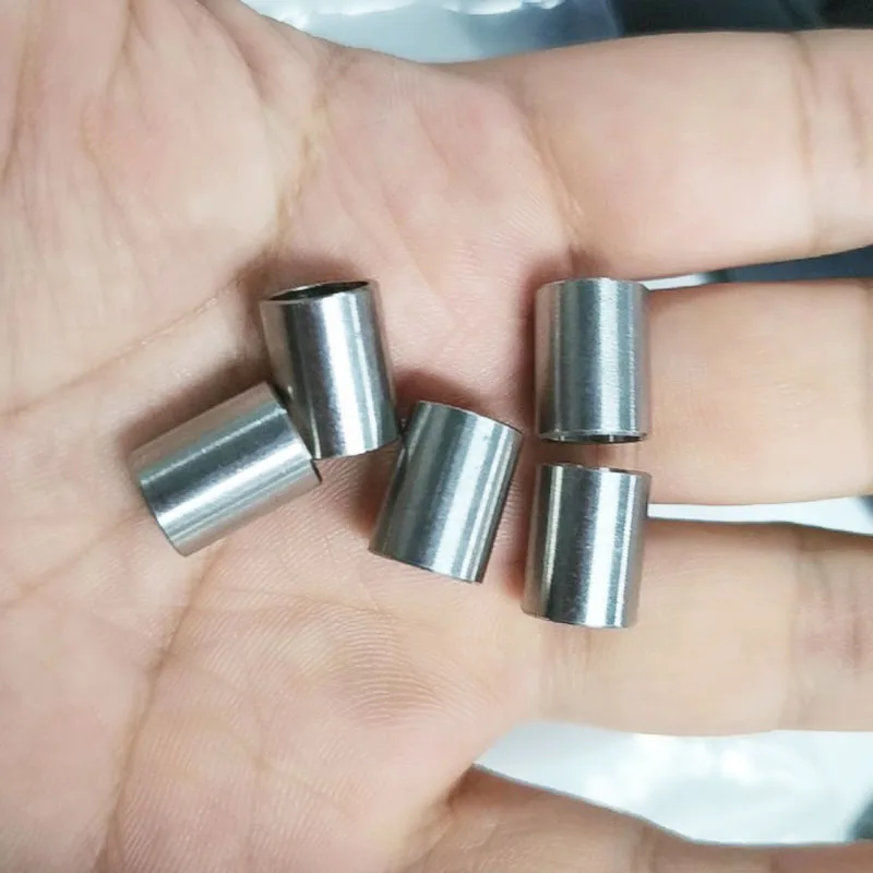 1/2Pcs M20 304 Stainless Steel Bushing OD 26/28/30mm Hollow Bushing Gasket Extended Cylindrical Steel Toothless Screw Sleeve
