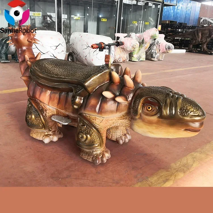 2022 Amusement Park Animatronic Ride Dinosaur Scooter