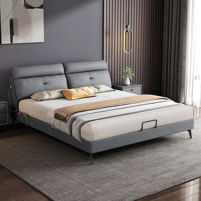 

For Modern Ash Furniture Teak Modern Solid Wood Bed with American Cute Multifunction Upholstered Skirts Single king Size Single