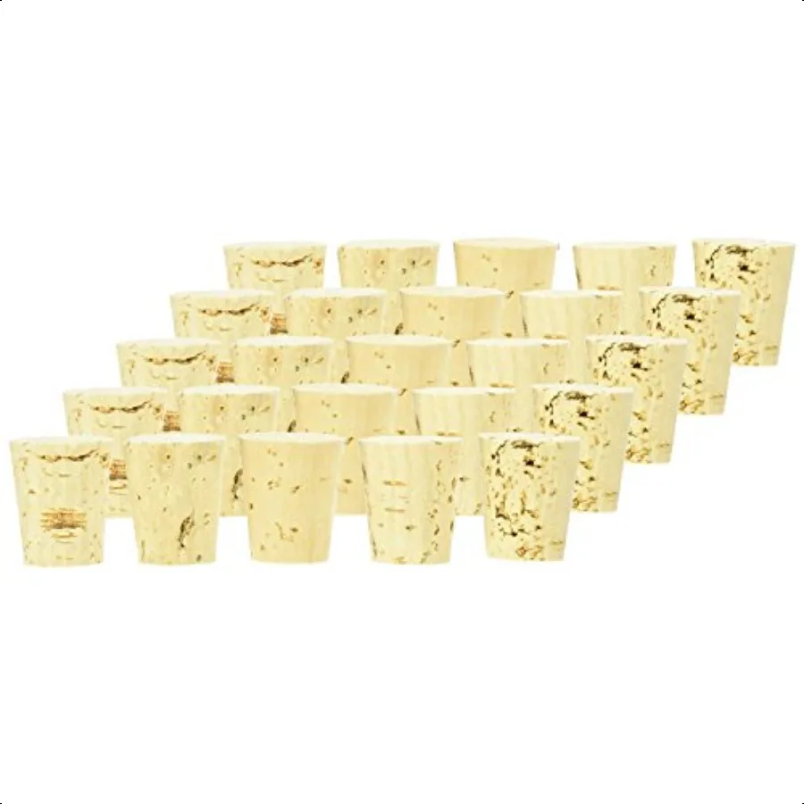 متوسطة # 8 فلين مدبب. حقيبة من 25 قطعة #2