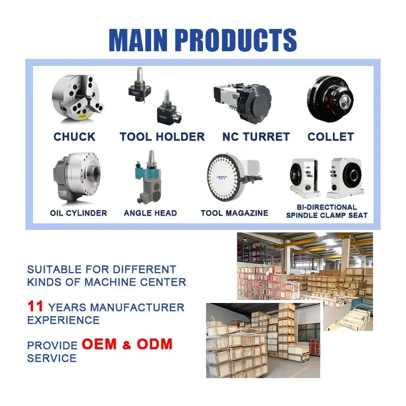 Quick Rotary Oil Operated Clamp Power Chuck Milling Collet Chuck Drills Hydraulic A2-5 Collet Chuck ER CNC