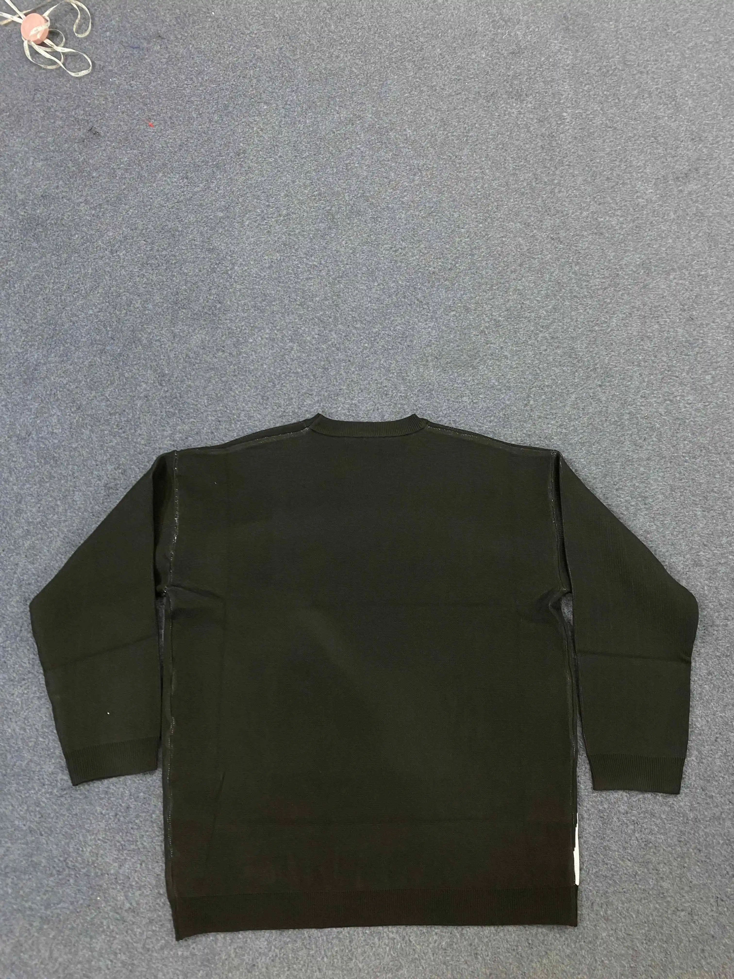 가을과 겨울 하라주쿠 인스 패션 고딕 레트로 니트 자카드 라운드 넥 루즈 스웨터 여성 스트리트 Y2k 의류