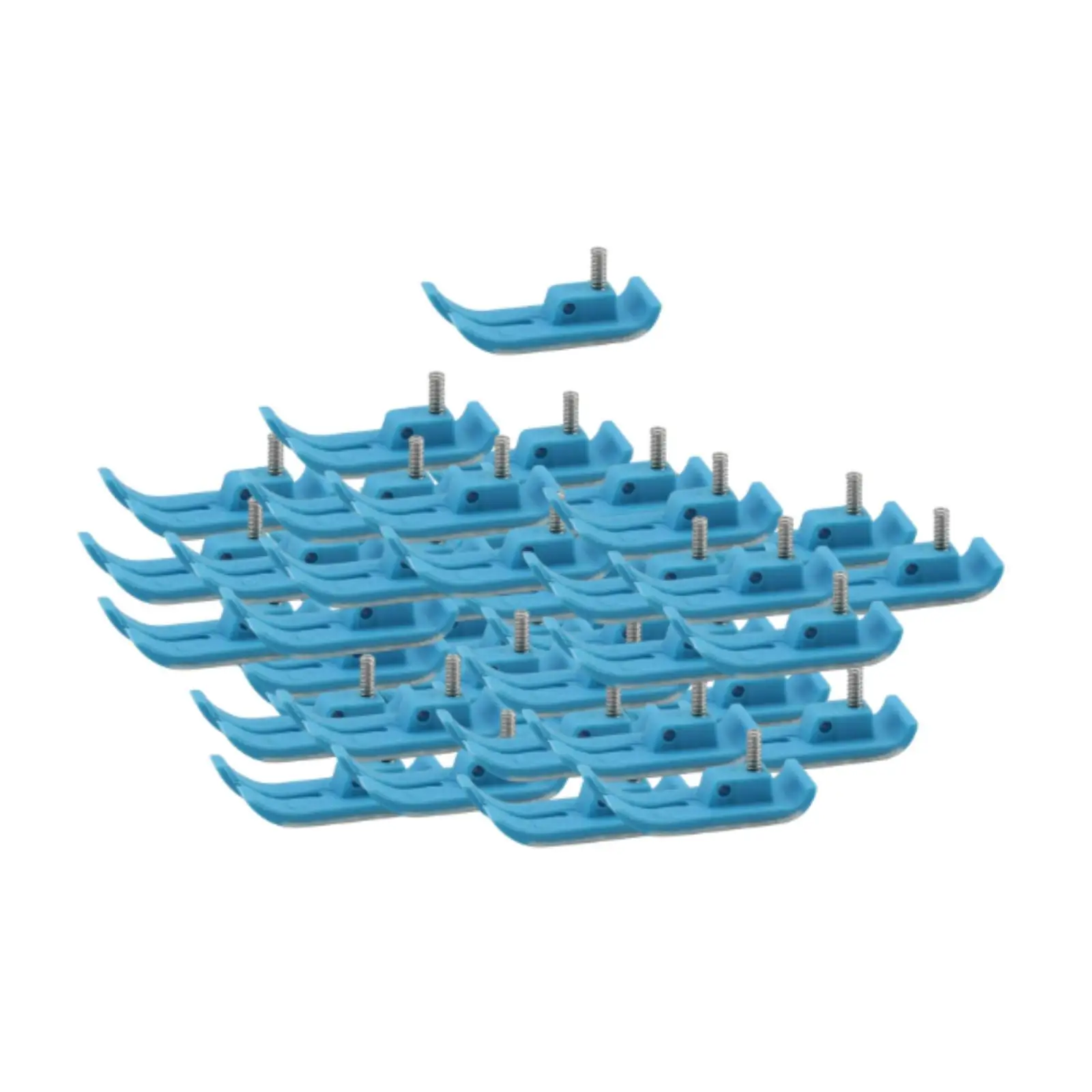 

100 штук роликовых прижимных лапок для швейных машин, легко устанавливаемые, для бытового шитья и вышивки