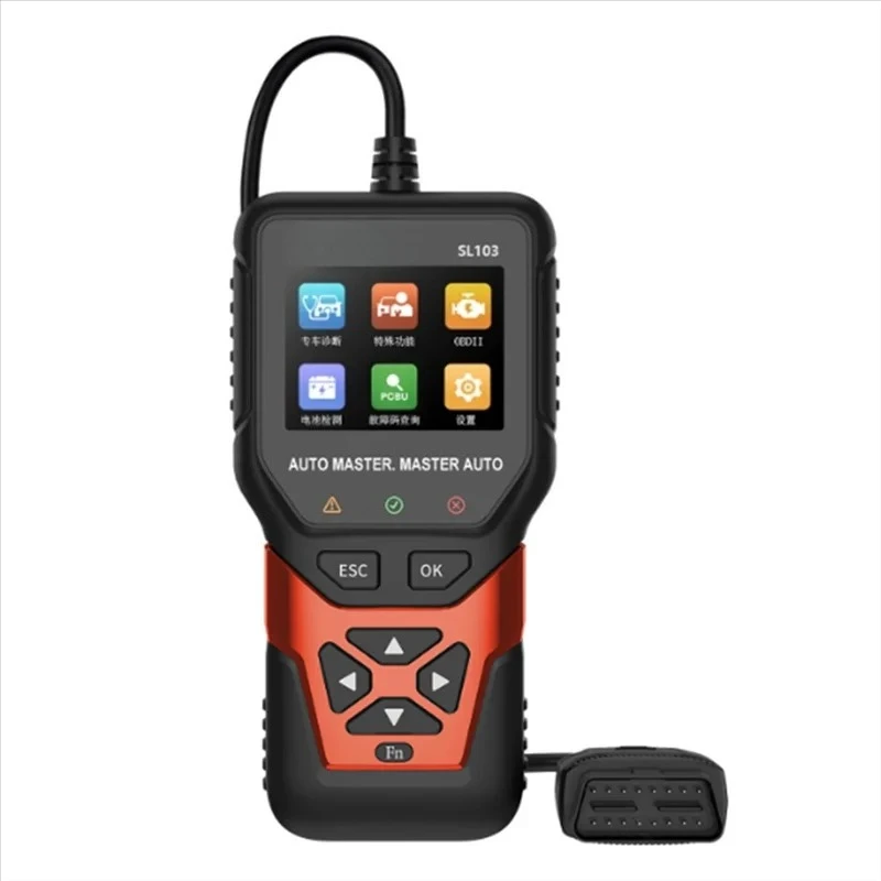 For HUMZOR Professional Automotive For OBDII Vehicle Diagnostic Tool Car Code Scanner Fault Diagnosis Device SL103 Tester