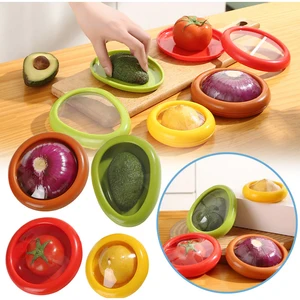 Kotak Penyimpanan Buah Silikon, Penyimpanan Rak Tertutup Sayuran Dan Buah Film Transparan, Kotak Rak Dapur yang Dapat Digunakan Kembali 10 kotak silikon penjualan terbaik - №