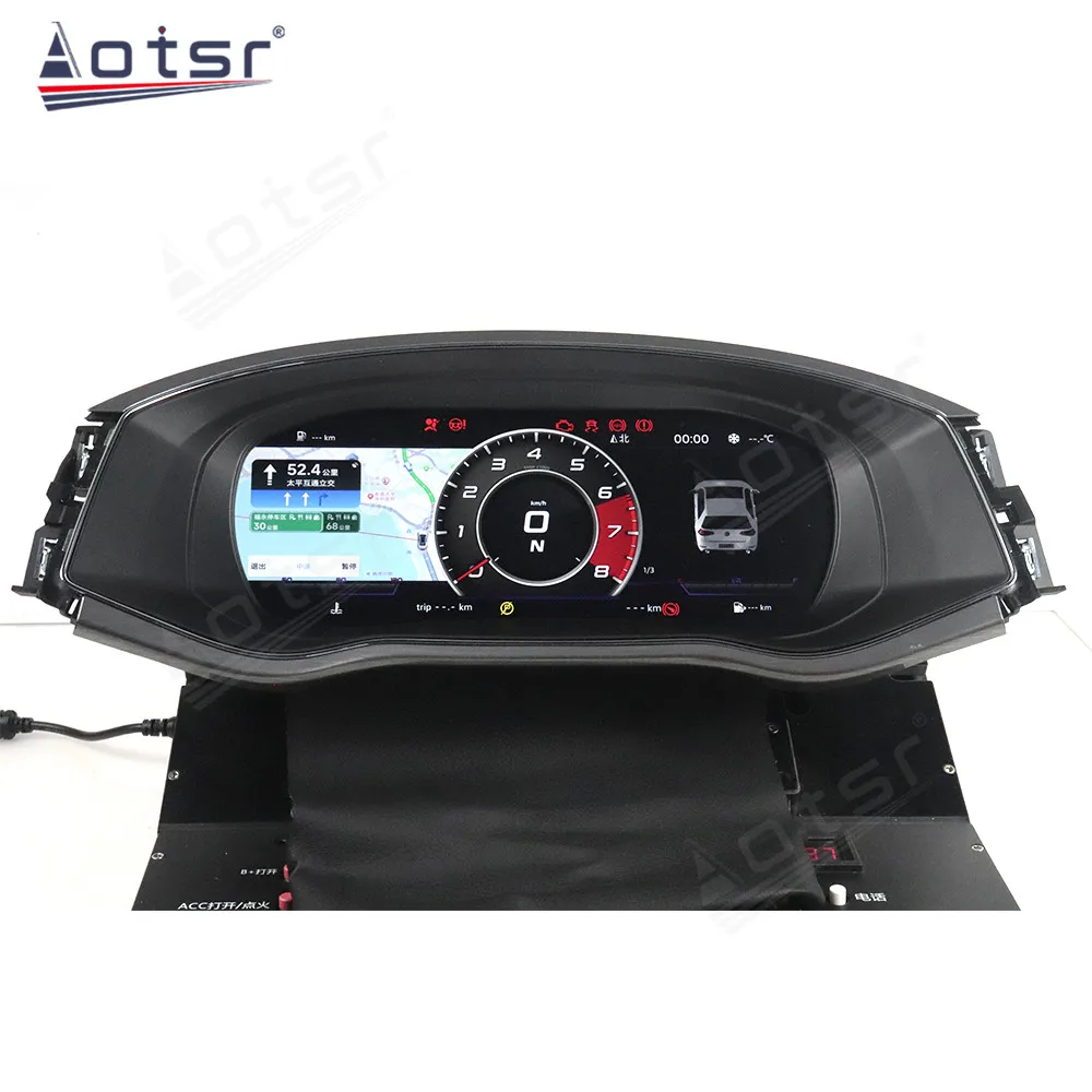 

Car LCD Dashboard Playe For Volkswagen Passat 2016 - 2017 LCD Instrument Panel Multifunctional Player Digital Cluster