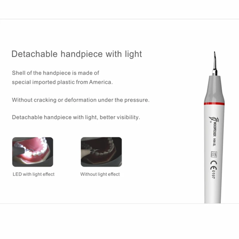 Woodpecker UDS-E Dental Ultrasonic Scaler  Machine Tartar Water Supply Cleaning Device Scaling Stain To Remove Stains Teeth