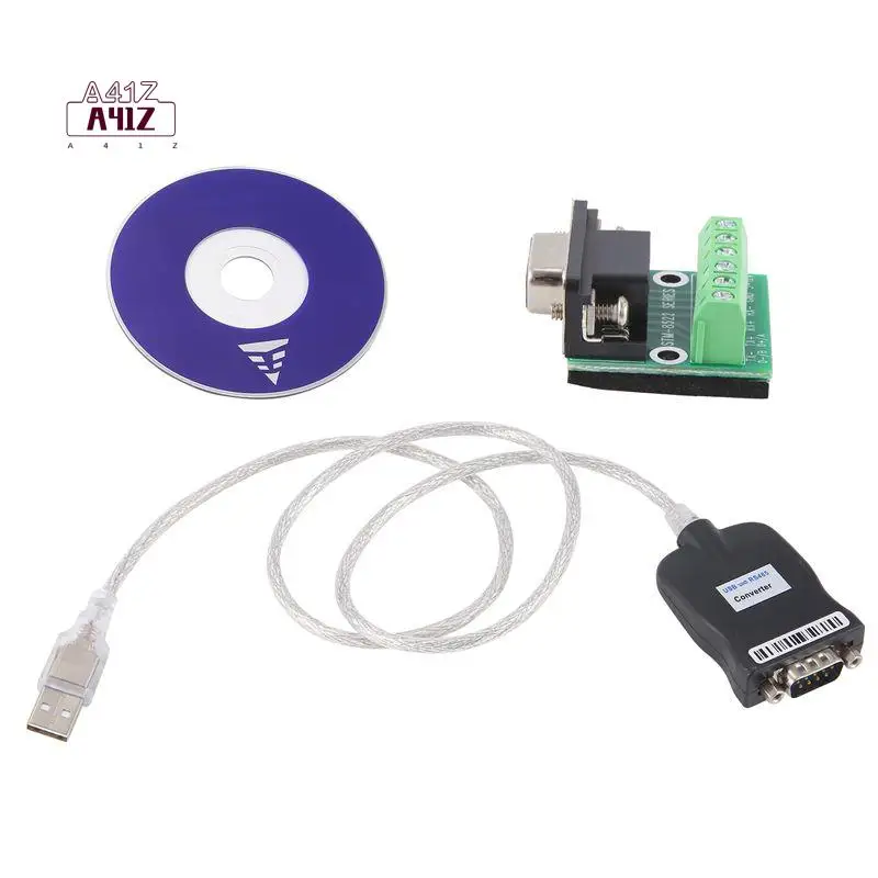 A41Z-USB 2.0 To RS485 RS-485 RS422 RS-422 DB9 COM Serial Port Device Converter Adapter Cable, Prolific PL2303