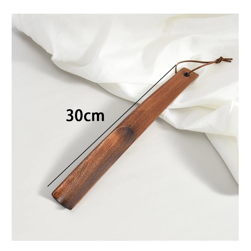 1Pcs Advanced Solid wood Shoe horns 15.5-31cm Short handle Shoehorn household Shoes spoon Lazy people Shoe spatula shoe lifter