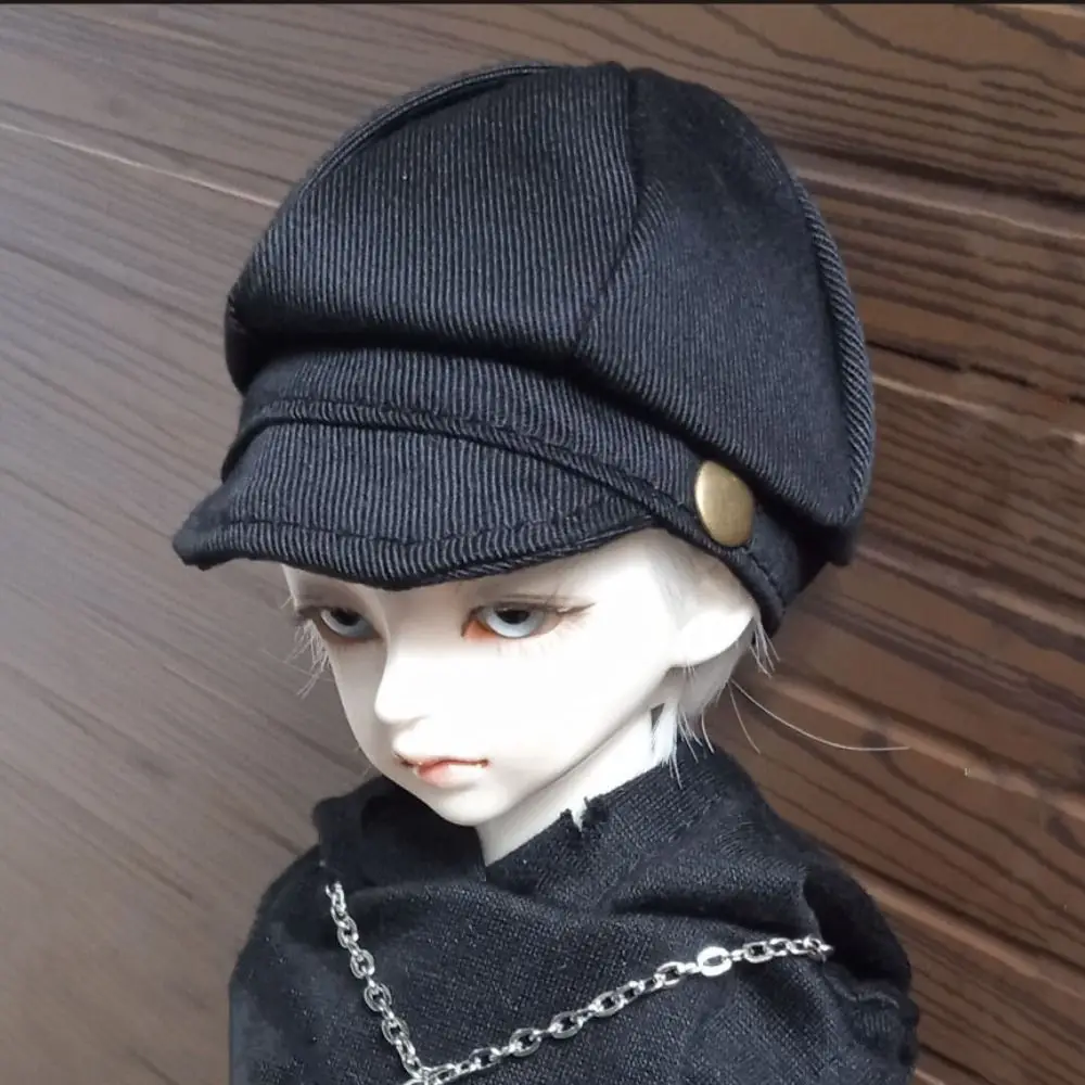 Modieuze Pop Achthoekige Cap DIY Handgemaakte Schattige Mannelijke/Vrouwelijke Pop Baret Hoed Kids Gift Speelgoed voor 1/3 1/4 1/6 Bjd Poppen