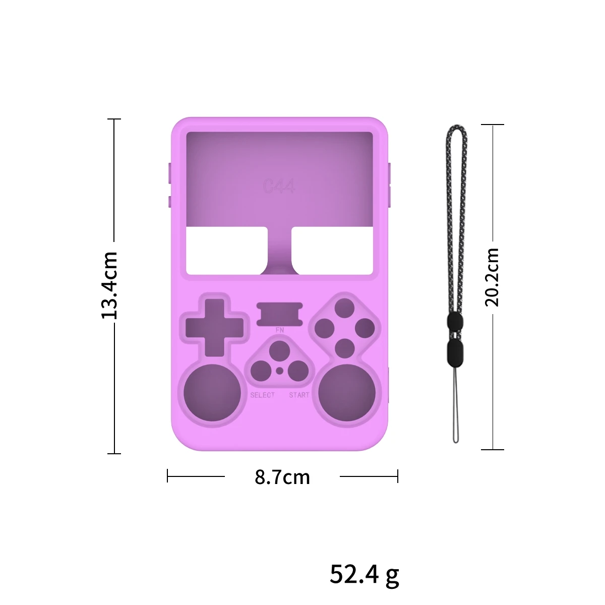 Silicone Protective Case for ANBERNIC R36S Gaming Console Drop Protection Simple Solid Color