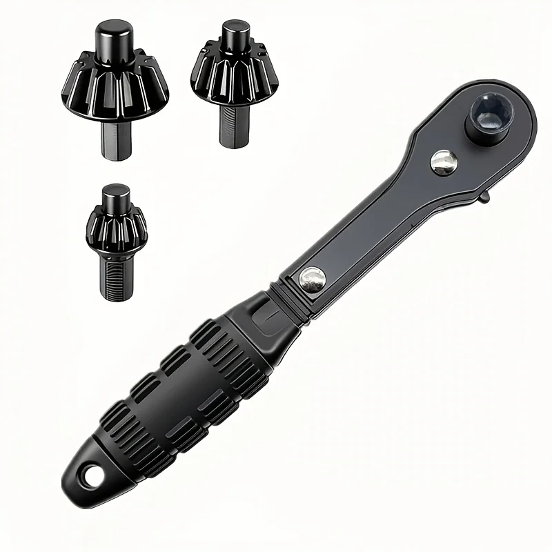 

Electric Drill Special Chuck Key Wrench Labor-saving 2-in-1 Ratchet Quick Disassembly Three-jaw Key Handgun Drill Accessories